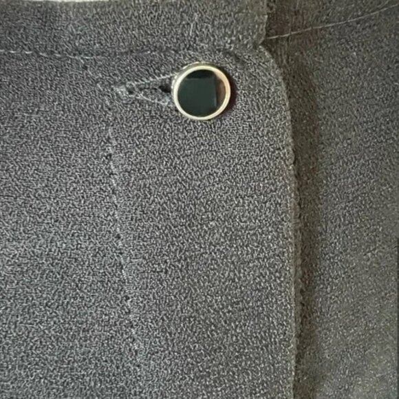 Twelfth street by Cynthia Vincent - black, embroidered minidress - New, sz S - Picture 7 of 10